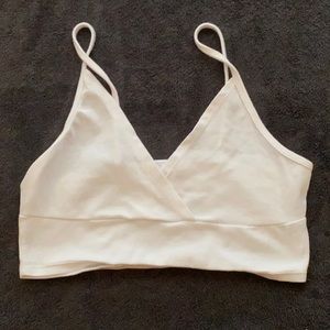 Cotton bra/crop